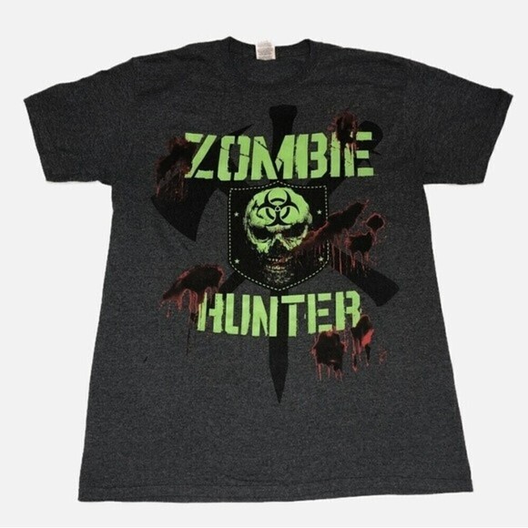 Other - Zombie Hunter Gray Tee T-Shirt SZ M
